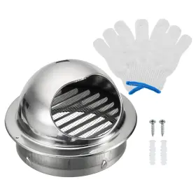 Pta231025tt000044eu Patikil 8 Inch Round Soffit Air Vents Stainless Steel Louver Grille Vent Cover S