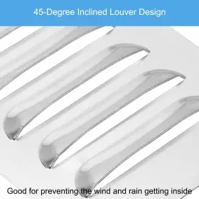 Pta240708tt000675eu Patikil 10 X Inch Aluminum Vent Cover Screen Air Grille Ventilation #3