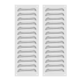 Pta240708tt000693eu Patikil 4 X 12 Inch 304 Stainless Steel Vent Cover 2 Pack Screen Air Grille Ventilation