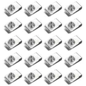 Pta241212tt000204 Patikil U-style Clip-on Nut 20 Pack M6-1 Regular Extruded U-nut U-type Fasteners Har