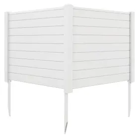 Hcst00784 Patiojoy 48 Inch L X H Air Conditioner Fence Screen Panel Kit With 3 Ground Stakes