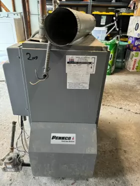15b070fe Pennco Uh100 70000 Btu Natural Gas Boiler Grey Good Condition #2