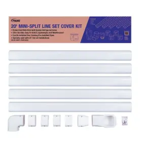 Perfect Aire 842149090869 Prolskit-20 Line Cover Kit White 20 Ft