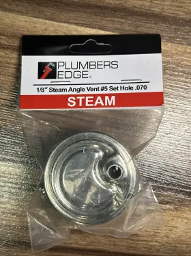 402095 Plumbers Edge 1/8 Inch Steam Angle Vent #5 Set Hole .070 Sku Pe886
