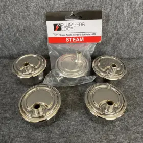 Pe886 Plumbers Edge 1/8 Inch Steam Angle Vent #5 Set Hole.070 Lot Of 5