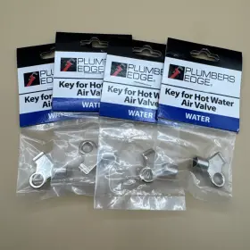 Pe952 Plumbers Edge 4 Key Hot Water Air Valve Radiator Bleeder 7/32 Inch Square