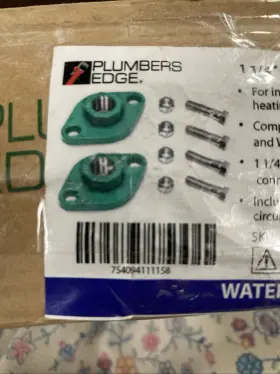 Pecf125 Plumbers Edge 1 1/4 Inch Flanges 2pk 550671