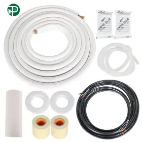 Pf4870448 Powerfit Install Kit 25 Feet 1/4in - 1/2in Dia. For Mini Split Heat Pump Systems White