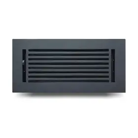 410frca-vr109-blk Prima Decorative Hardware Tive Floor Register 4x10 Cast Aluminum Vr109 Heavy Duty Walkable Premiu