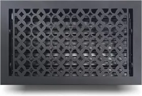 814frca-blk Prima Decorative Hardware - Cast Aluminum Floor Register 8 Inch X 14 Black
