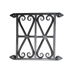 Swg-110 Prima Decorative Hardware Speakeasy Grille Hand Forged Iron Size 12 X10.5