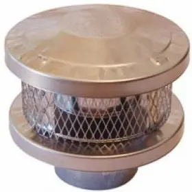 6hs-rcs Products Cap Vent Round 6in 3-wall