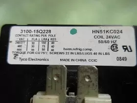 3100-15q228 Products Unlimited Relay Contactor Part # Hn51kc24 Coil 24 Vac 50/60 Hz #2