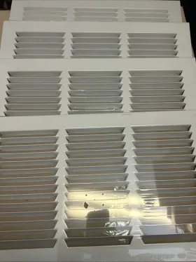 Psrgw14x100 Proselect Ps2ww14x100 Case Of 20 Vent - 14 Inch X 8 White Steel Register Covers