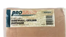 Ps2wwxu Proselect Sidewall Ceiling Diffuser Vent 8 Inch X 6 New Sealed #3