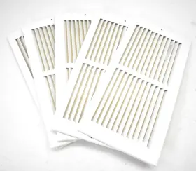 Psrgw14u Proselect Lot Of 5 Return Air Grilles White Steel Finish 14 Inch X 6