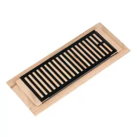 Qirui 655160583261 Red Oak Hardwood Drop In Floor Register 4x12 Inch High Output Air Flow Wit #2