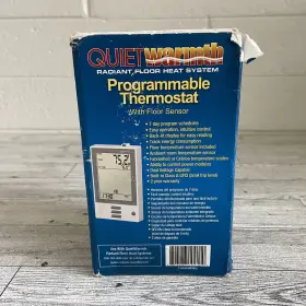 Quietwarmth 696087109110 Quiet Warmth Radiant Floor Heat Programmable Thermostat With Sensor Thermpro