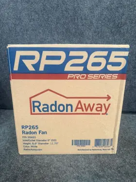 Rp265 Radonaway 667829284631 Pro Series Radon Fan White 28463