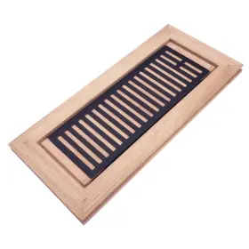 Fmro4x12 Razo Red Oak Flush Mount Floor Register Wood Vent Cover 4x12 Inch Duct Openin #2