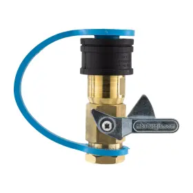 Rp-1404 Recpro Rv 1/4 Lp Gas Quick Connect With Plug Disconnect Valve