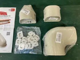 963085 Rectorseal Fortress Mini-split Lineset Wall Duct Cover Parts Ivory Color #2