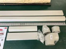 963085 Rectorseal Fortress Mini-split Lineset Wall Duct Cover Parts Ivory Color #3