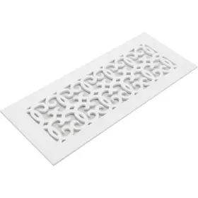 Reggio Registers 445019047074 Versailles Series 10 Inch X 4 White Steel Vent Cover Grille For Home Floors W