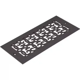 Reggio Registers 445050968925 Versailles Series 10 Inch X 4 Oil Rubbed Bronze Steel Vent Cover Grille With