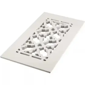 Reggio Registers 726084449220 Scroll Series 12 Inch X 6 White Aluminum Grille Vent Cover For Home Floors Wi
