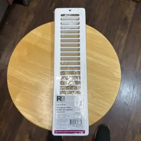 2240667 Reliabilt Toe Space Hvac Vent Grille 2 In X 12 Inch White