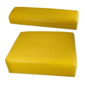 Af3269r-6-ar21966r-6-kit Reliable Aftermarket Parts 2 Piece Yellow Seat Fits John Deere A B D G R 50 60 70 520 530 620 630 720
