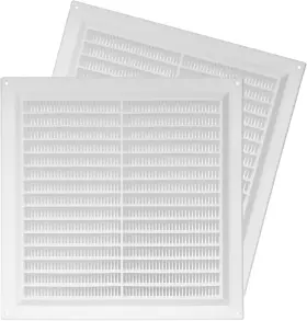 Repa Market 313090486433 2-pack 8ftft X Inch Inside Dimensions Plastic White - Vent Cover