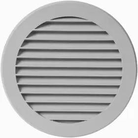 Repa Market 427046529754 5ftft Inch Plastic Gray - Vent Cover With Flange Round Soffit Air