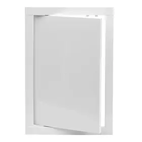 Repa Market 427046530118 8 Inch X 12 White Plastic Access Panel Door Opening Flap Cover Plate - Plumbing
