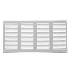 Repa Market 751038500098 White Air Vent Cover 16 Inch X 8 Outer Dimensions - Steel Return Gril
