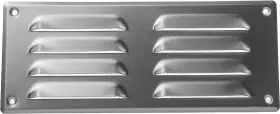 Repa Market 751038501491 10 Inch X 4 Outer Dimensions Aluminium Air Vent Cover - Steel Return