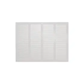 Repa Market 751038503426 White Air Vent Cover 16 Inch X 12 Outer Dimensions - Steel Return Gri