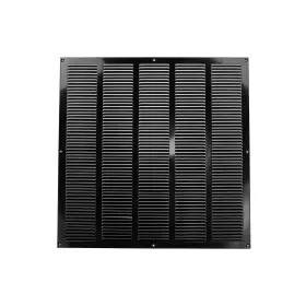 Repa Market 751038503570 Black Air Vent Cover 20 Inch X Outer Dimensions - Steel Return Gri