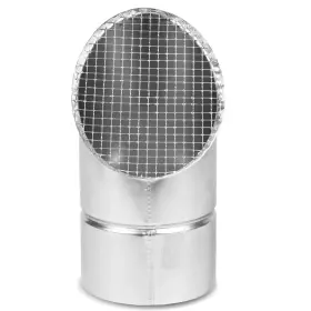 Repa Market 751038505598 4 Inch Outlet Vent Cover With Mesh - Round Outdoor Air Take-off Steel S