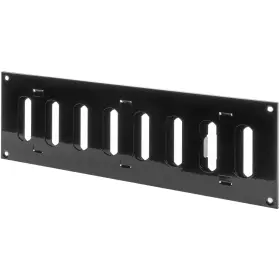 Repa Market 751038508483 12 Inch X 4 Outer Dimensions Black Adjustable Air Wall Vent Cover - Indoo