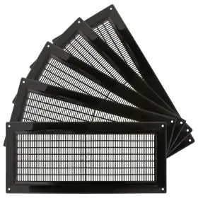 Repa Market 751038509077 5-pack 10ftft X 3ftft Inch Inside Dimensions Plastic Black - Vent Cover Recta