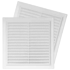 Repa Market 751038509190 2-pack 8ftft X Inch Inside Dimensions Plastic White - Vent Cover Square