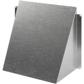 Repa Market 752291000196 8 Inch X Galvanized Steel Vent Cover - Duct Exhaust/inlet Rain Deflector Wea