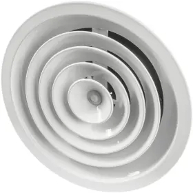 Repa Market 752291001438 10 Inch Neck Round Aluminum Ceiling Diffuser/white Powder Coated Hvac Vent