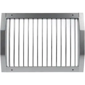 Repa Market 752291002756 13 X 9 Inch Air Exhaust Grille For Round Ducts - Adjustable Louvr