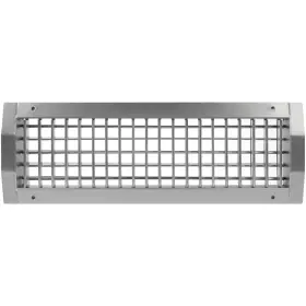 Repa Market 752291002800 17 Inch X 5 Air Exhaust Grille For Round Ducts - 2 Adjustable Louvre Blades