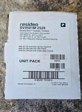 Sv9501m2528 Resideo Sv9501m New 2528 Smartvalve Smart Valve Furnace Gas