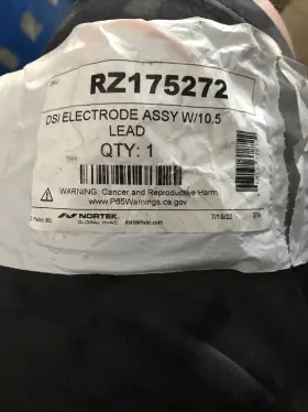 Rz175272 Rezner Dsi Electrode Assy With 10.5 Lead