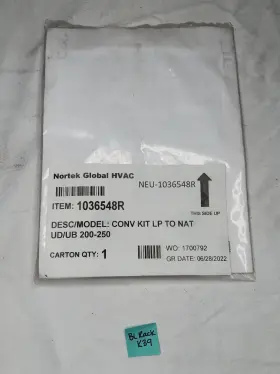 1036548r Reznor Conv Kit Lp To Nat Conversion